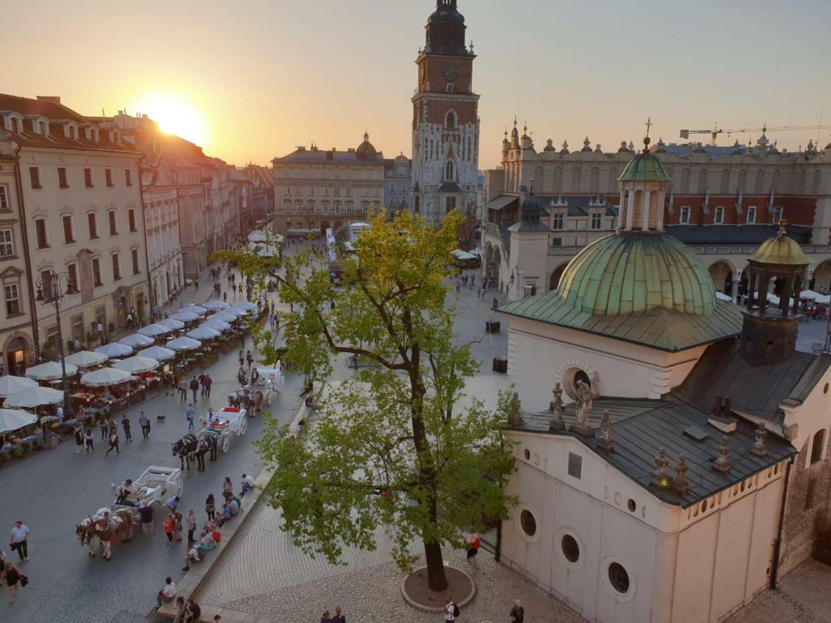Main Market Square City View Krakov Exteriér fotografie